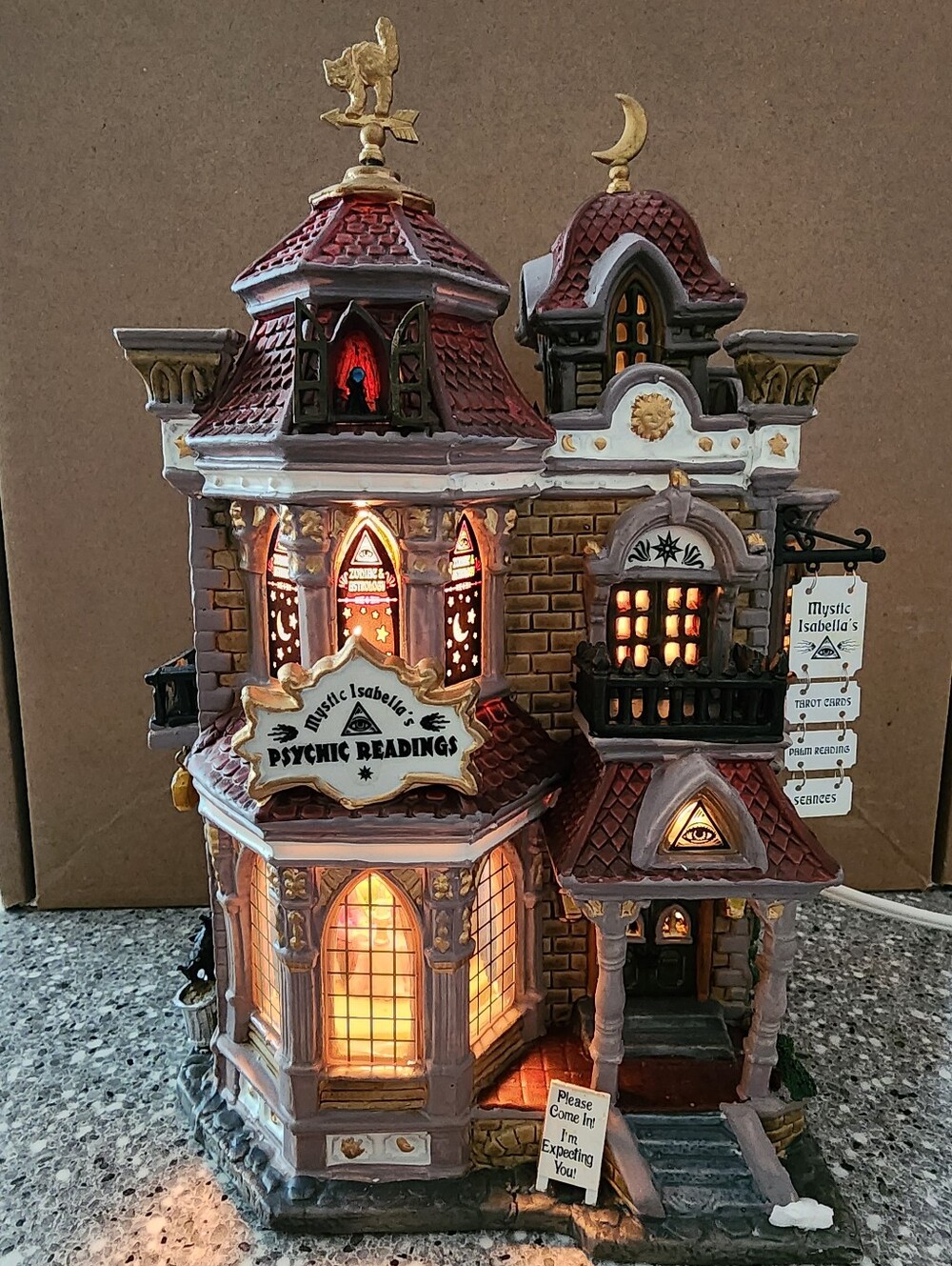 Lemax Spooky Town Collection "Mystic Isabella's Psychic Readings"